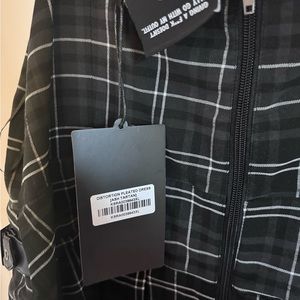 Killstar Distortion Pleated Schoolgirl Gothic Punk Corset Plaid Dress size 3x